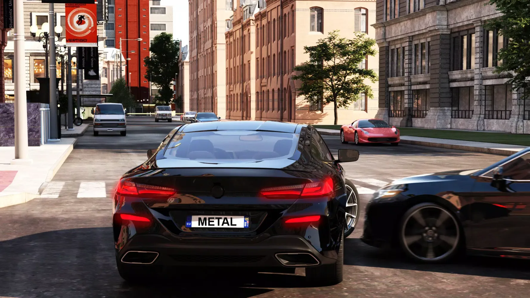 Capturas de tela do Metal Car Driving Simulator