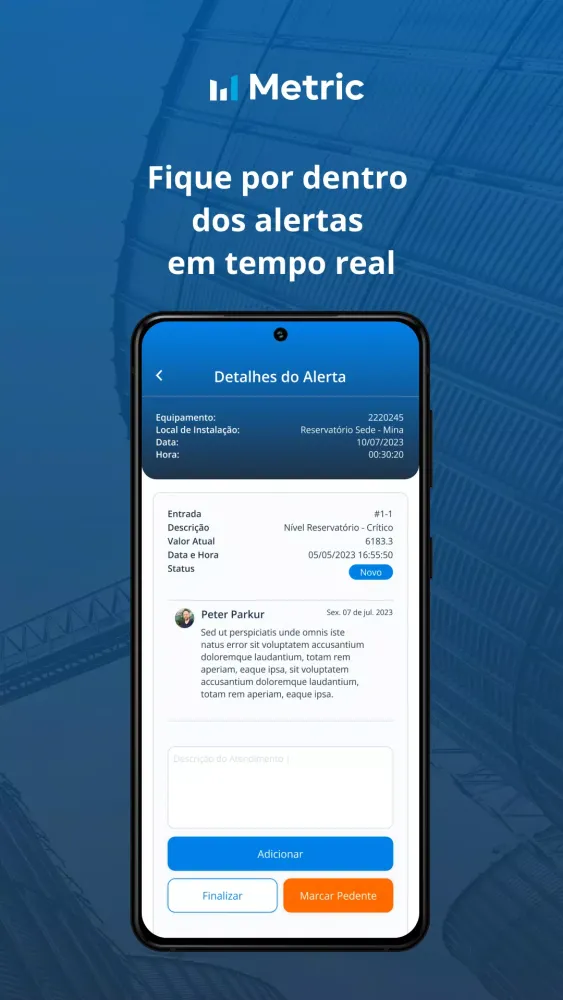 Metric Screenshots