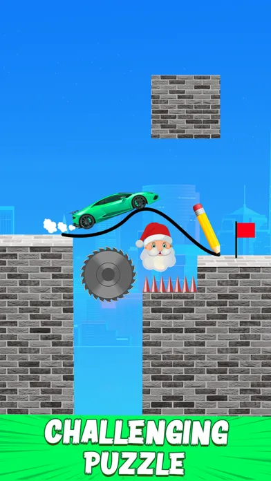 تصاویر Draw Bridge-Santa Puzzle Games