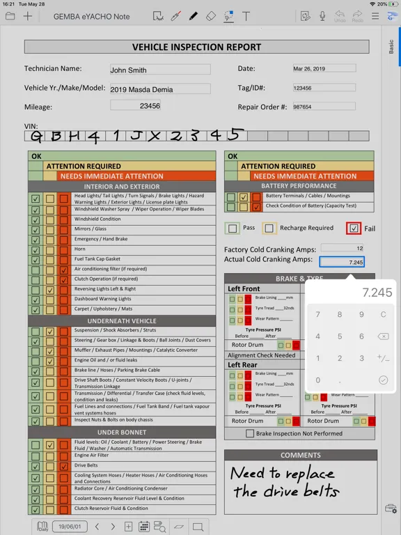 Captures d'écran de GEMBA Note Viewer 5 iPad 