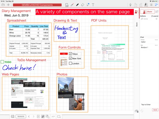 Captures d'écran de GEMBA Note Viewer 5 iPad 