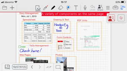Captures d'écran de GEMBA Note Viewer 5