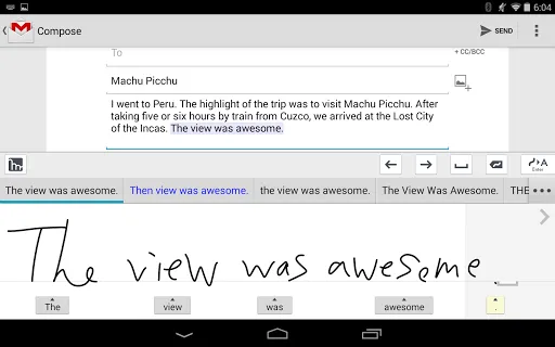 mazec3 Handwriting Recognition Screenshots