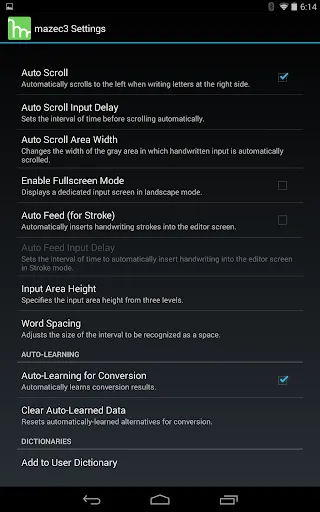 mazec3 Handwriting Recognition Screenshots