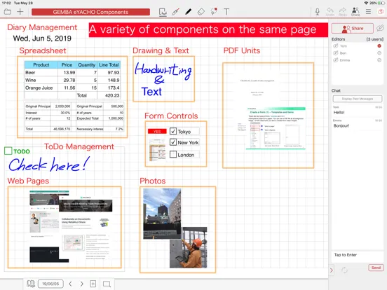 Ảnh chụp màn hình của MetaMoJi Share Viewer 6 iPad 