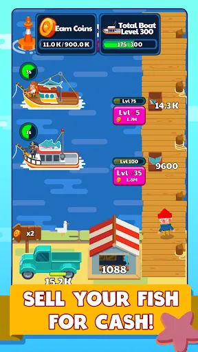 Idle Fishing Story Screenshots