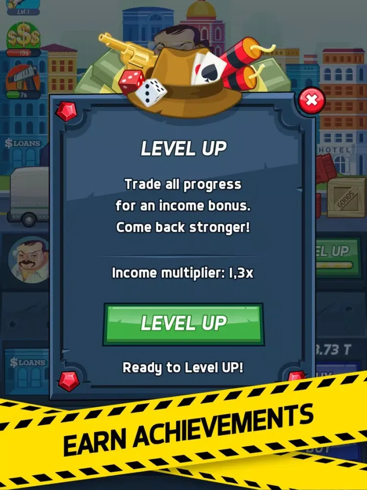 Tangkapan layar Tap Mafia - Idle Clicker iPad 