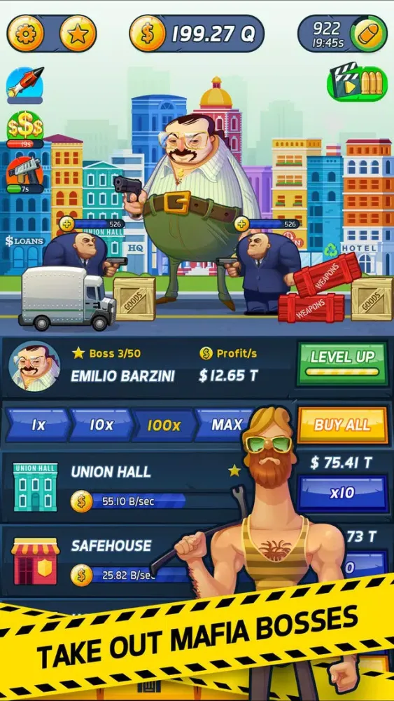 Tangkapan layar Tap Mafia - Idle Clicker