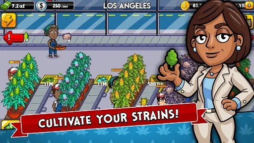 Captures d'écran de Weed Inc: Idle Tycoon
