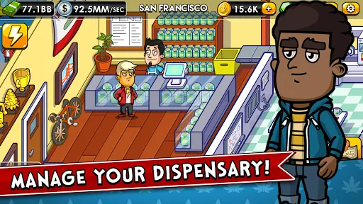 Captures d'écran de Weed Inc: Idle Tycoon