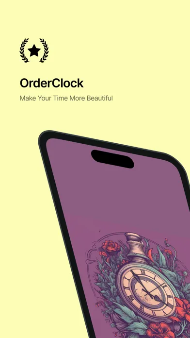 Скриншоты OrderClock-Make Time Beautiful