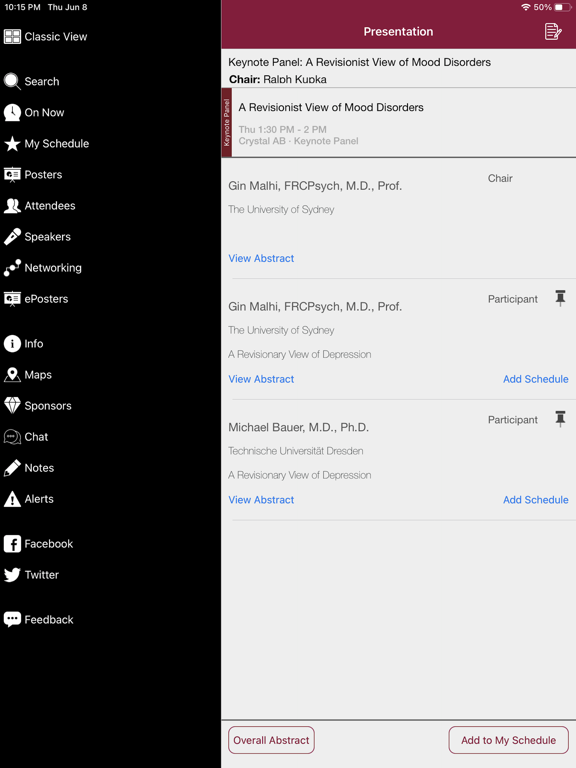 ISBD 2023 iPad  스크린샷