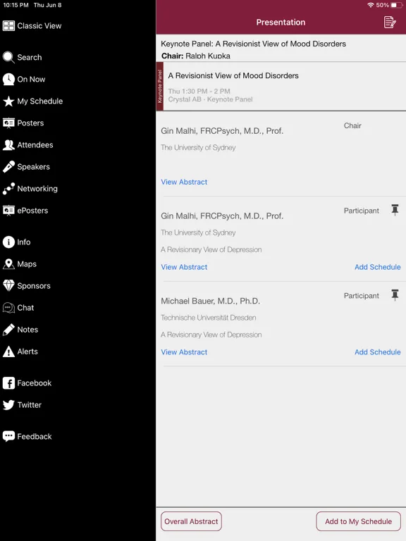 Screenshot di ISBD 2023 iPad 
