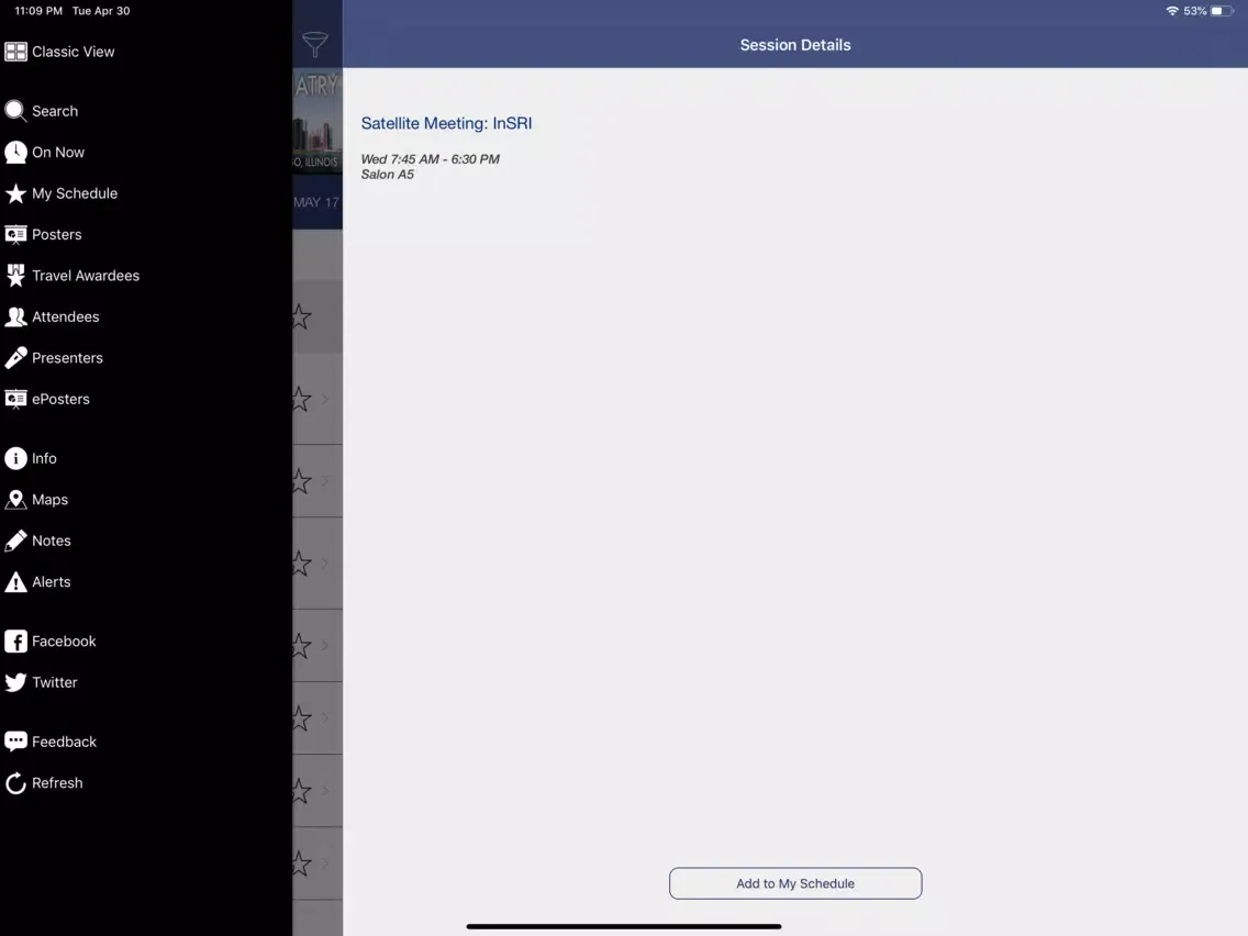 Capturas de pantalla de SOBP 2019 iPad 