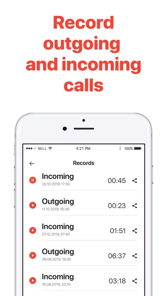 RecNow: call recorder স্ক্রিনশট