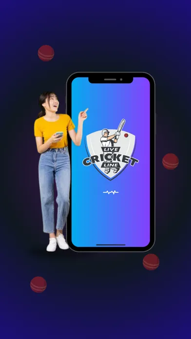 Capturas de tela do Live Cric Line
