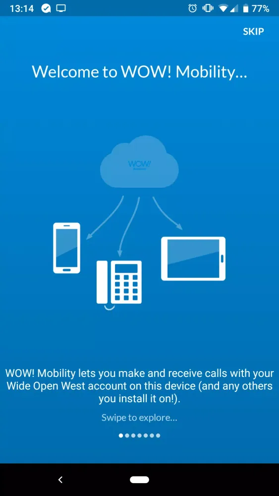 Capturas de pantalla de WOW! Mobility