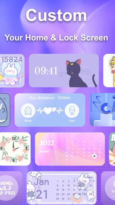 Captures d'écran de Color Themes: Standby & Widget
