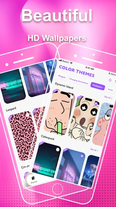 Captures d'écran de Color Themes: Standby & Widget