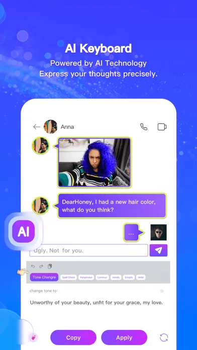 ViVi Keyboard: Theme & Chatbot स्क्रीनशॉट