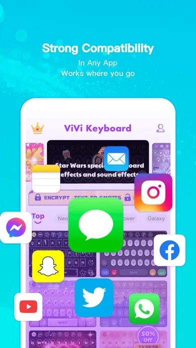 ViVi Keyboard: Theme & Chatbot स्क्रीनशॉट