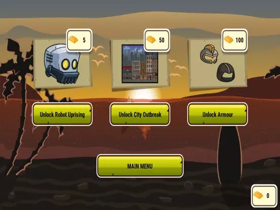 Tangkapan skrin Spring OutBreak iPad 