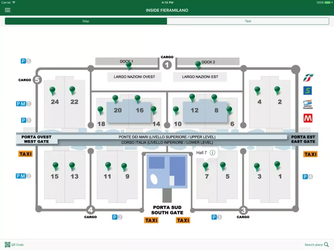 Zrzuty ekranu fieramilano iPad 