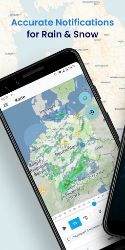 ภาพหน้าจอของ Meteocool - Rain radar