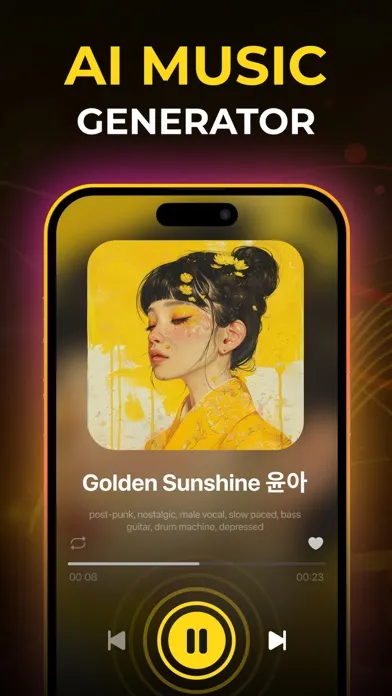Music AI - Song Generator App स्क्रीनशॉट