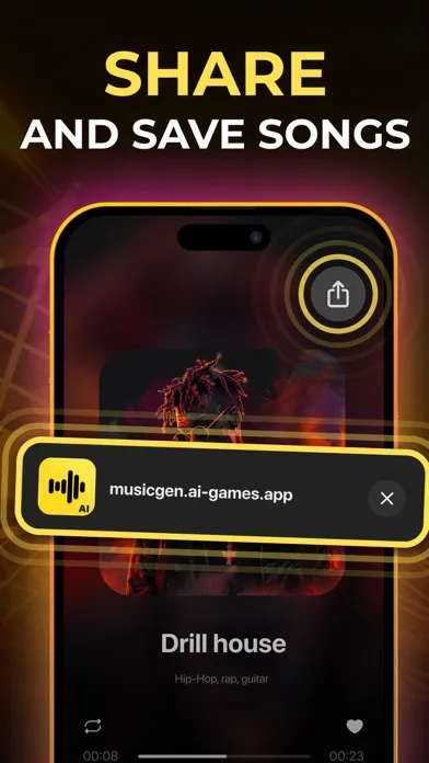 Music AI - Song Generator App स्क्रीनशॉट