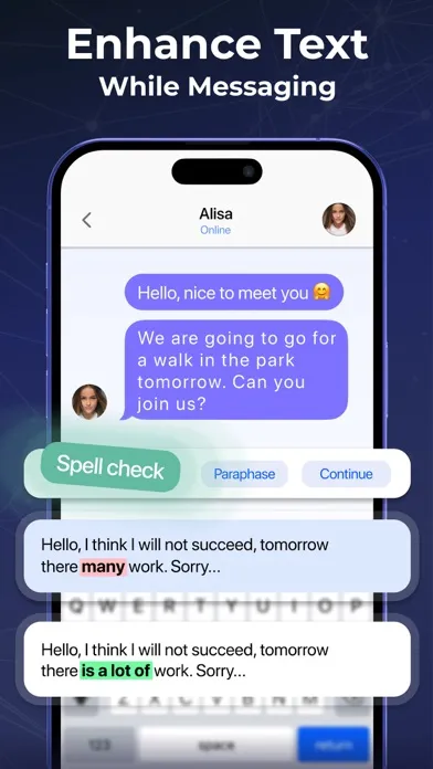 AI Keyboard – Writer & Editor 스크린샷