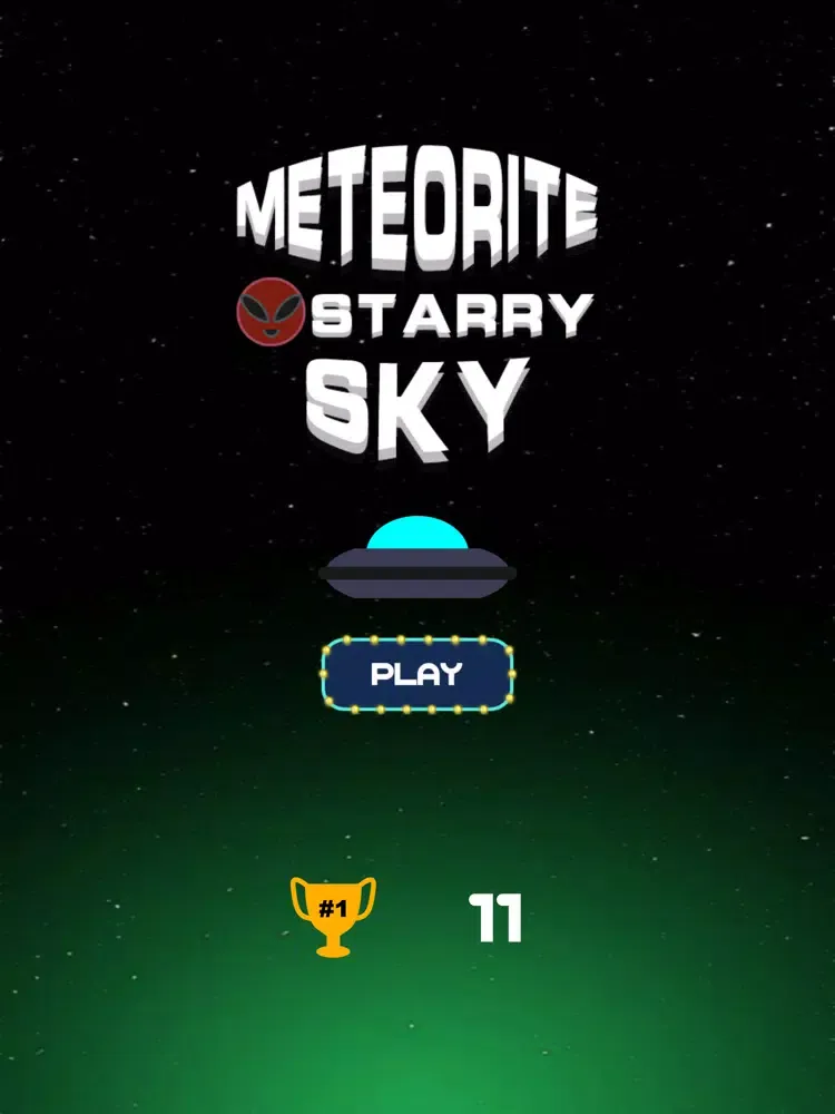 صور Meteorite starry sky iPad 