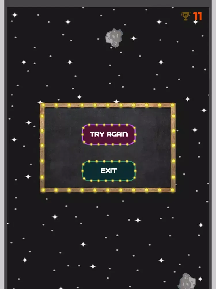 صور Meteorite starry sky iPad 