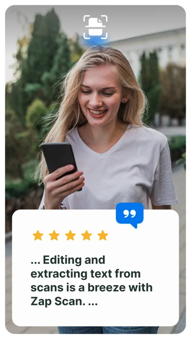 Zap Scan: Photo to PDF Scanner Screenshots