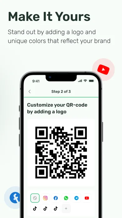 Capturas de tela do Zap QR Codes. Scan & create