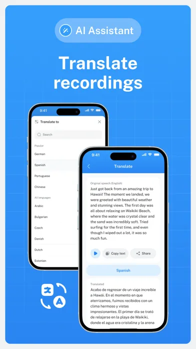 Zap Voice. Record & Transcribe Screenshots
