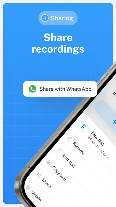 Zap Voice. Record & Transcribe Screenshots