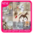 Easy DIY Glitter Snow Mason Jar