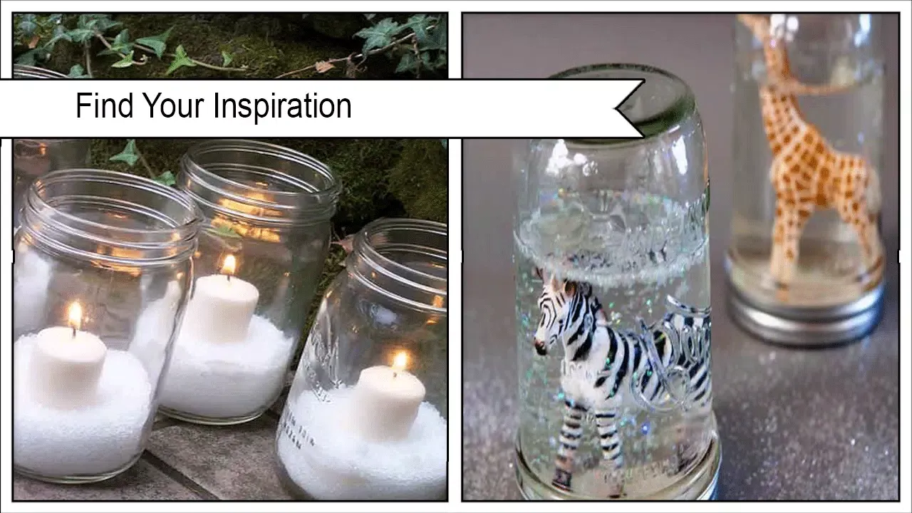 Easy DIY Glitter Snow Mason Jar Screenshots