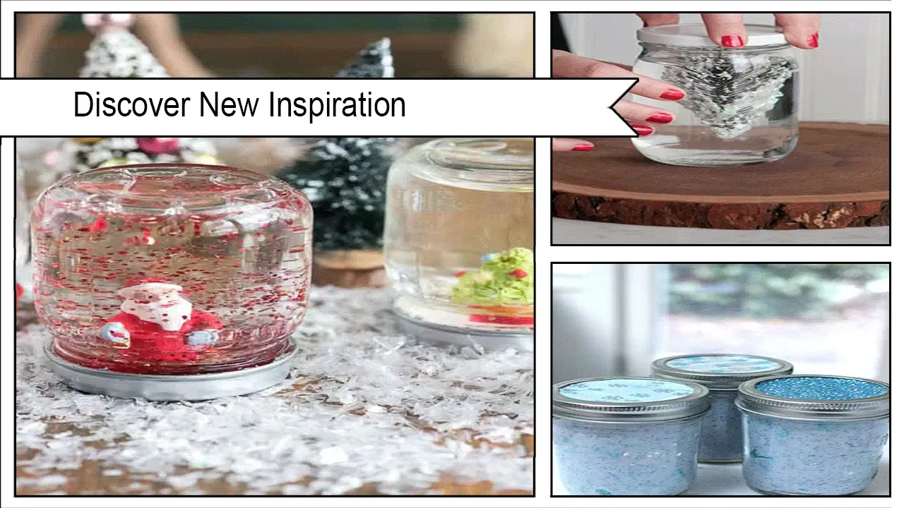 Easy DIY Glitter Snow Mason Jar Screenshots