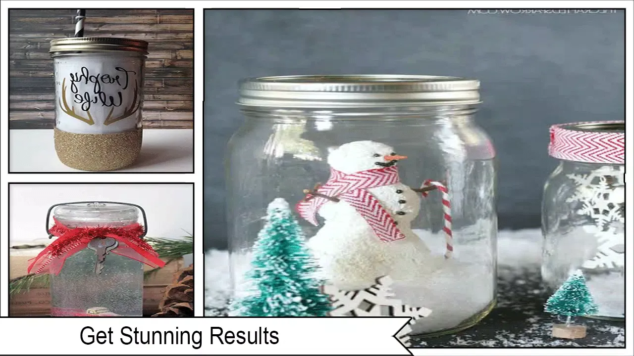 Easy DIY Glitter Snow Mason Jar Screenshots