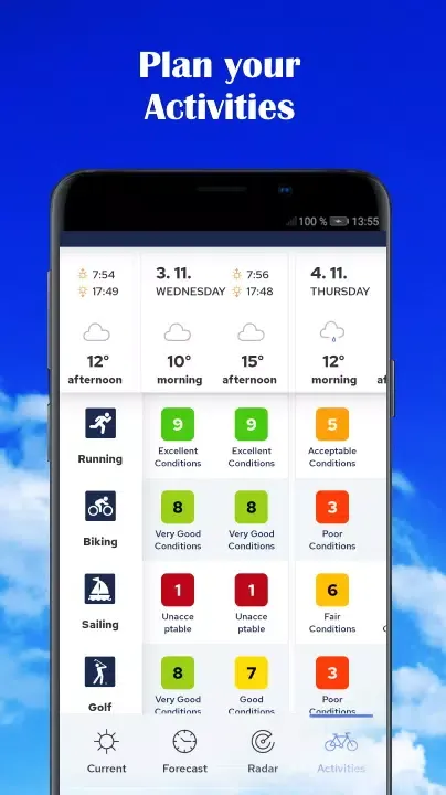 Capturas de pantalla de Weather