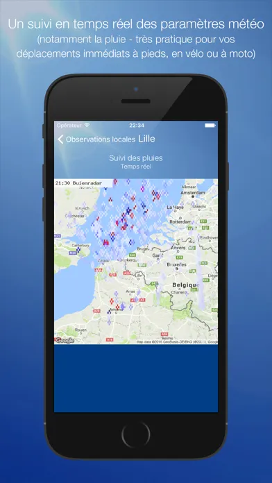 Zrzuty ekranu Météo Lille