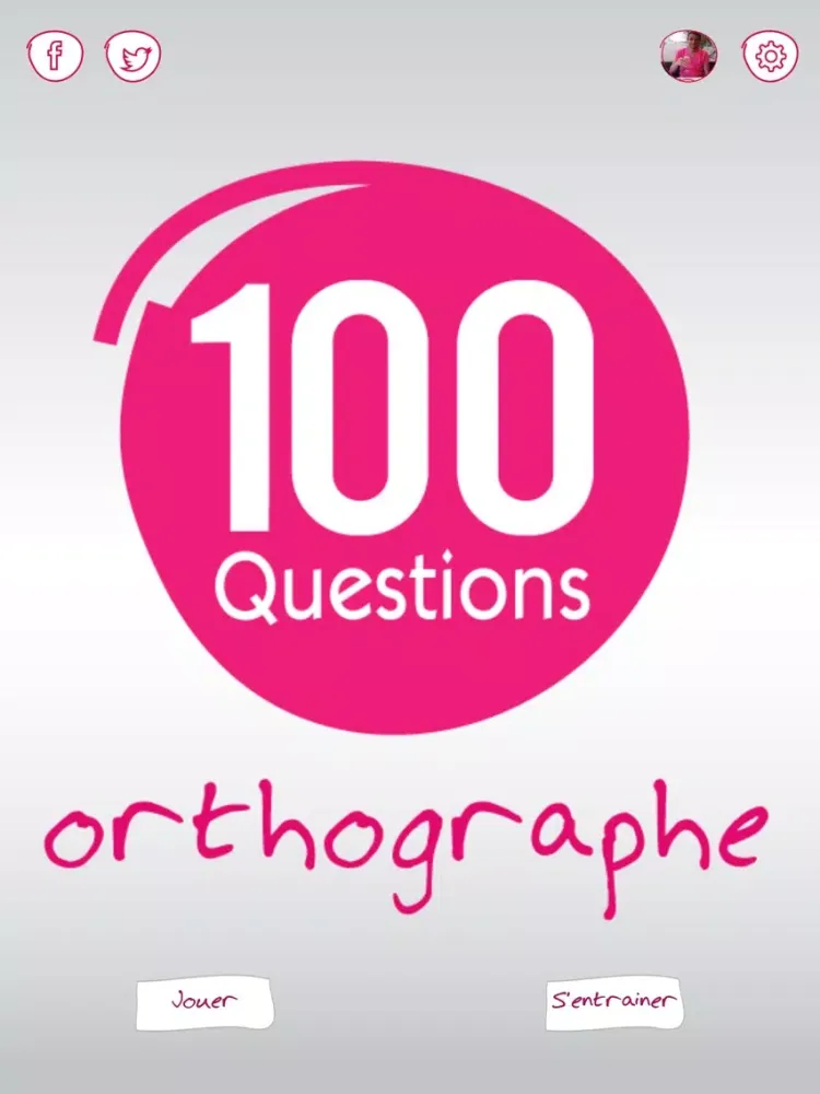 100 Questions Orthographe iPad  Screenshots