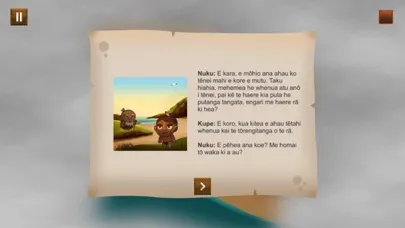 Capturas de tela do Nukutawhiti