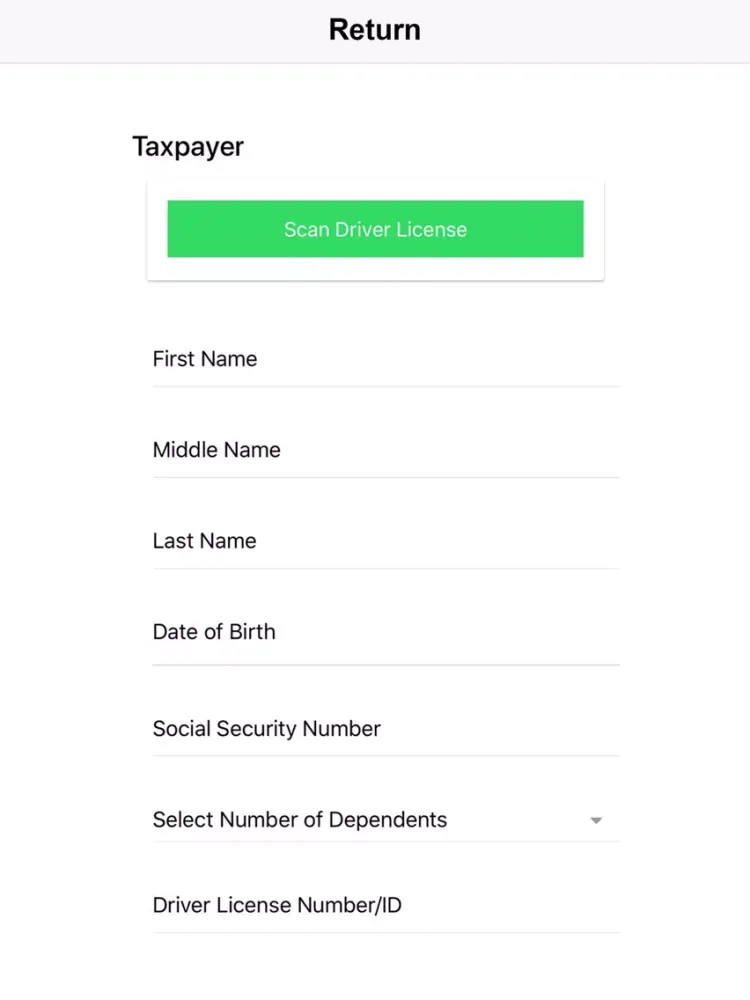 ภาพหน้าจอของ B's Tax Service iPad 