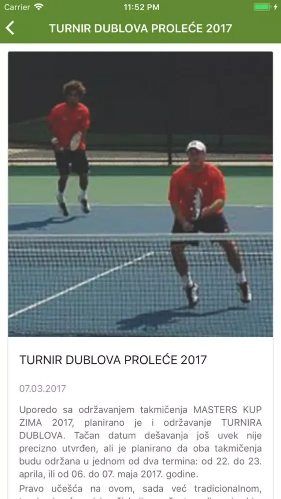 Teniske lige Srbije Screenshots