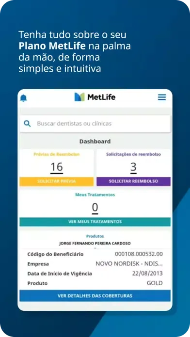 Capturas de pantalla de MetLife Dental