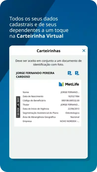 Capturas de pantalla de MetLife Dental