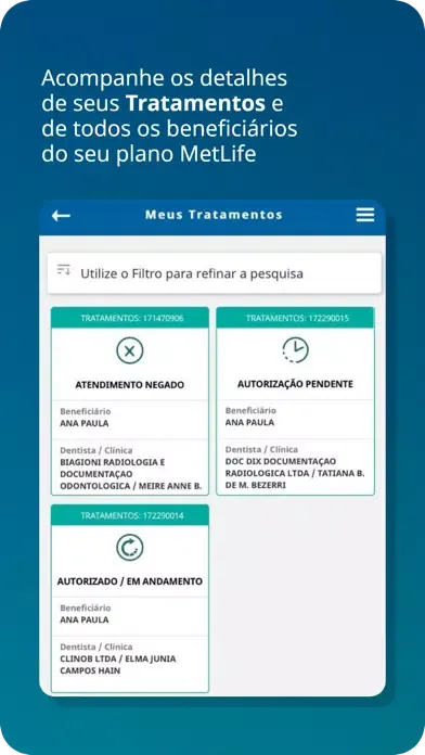 Capturas de pantalla de MetLife Dental
